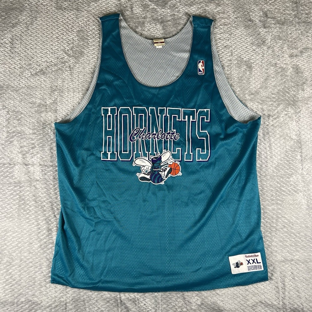 Mitchell & Ness Charlotte Hornets Reversible Mesh Tank Jersey XXL 2012 NBA Hugo